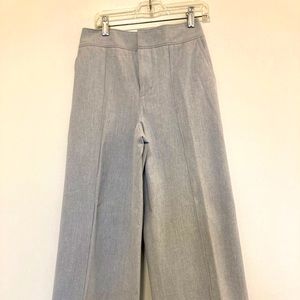 Wide leg grey pants